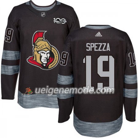 Herren Eishockey Ottawa Senators Trikot Jason Spezza 19 1917-2017 100th Anniversary Adidas Schwarz Authentic